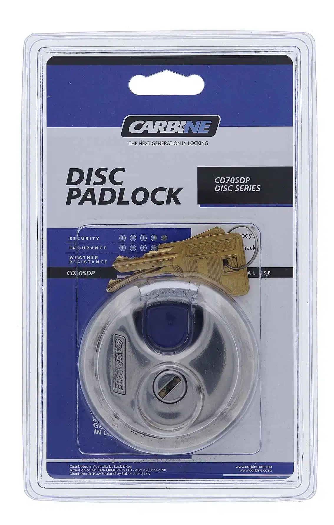 CD70SDP, carbine cd70 disc padlock, padlock, carbine padlock