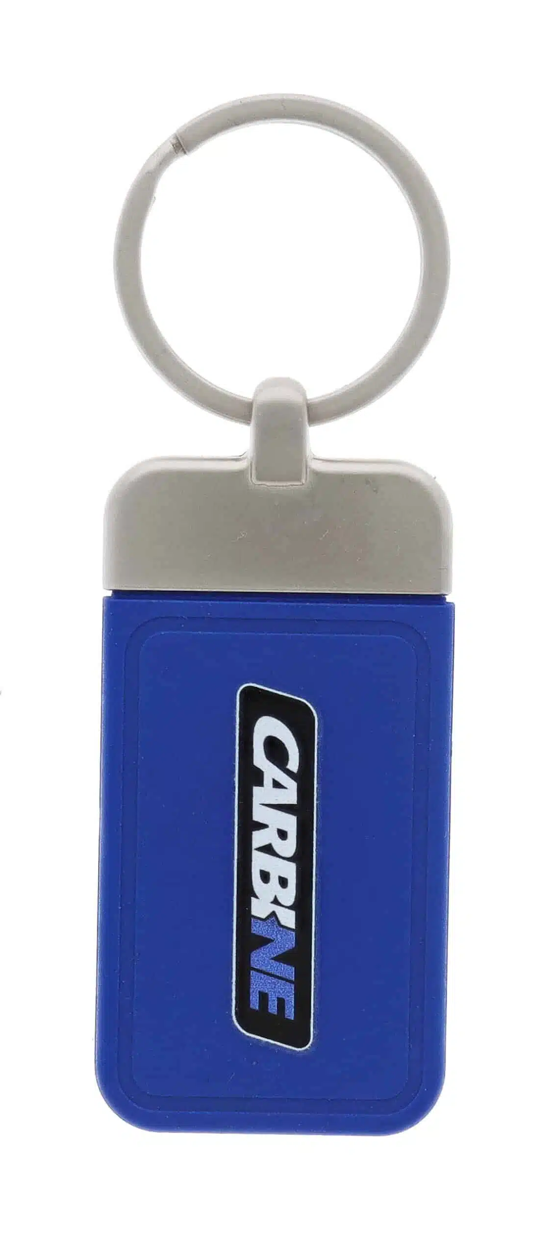carbine cel digital accessories, carbine cel rfid cards, mifare 13.56mhz fobs, carbine cel2 digital accessories, rfid phone stickers digital lock, carbine digital lock accessories australia, cel 3in1 access media, CEL-RFID, Blue rectangular keychain with silver top and CARBINE logo