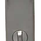 Carbine digital door lock with touchscreen keypad, card reader, and key cylinder, digital deadbolt