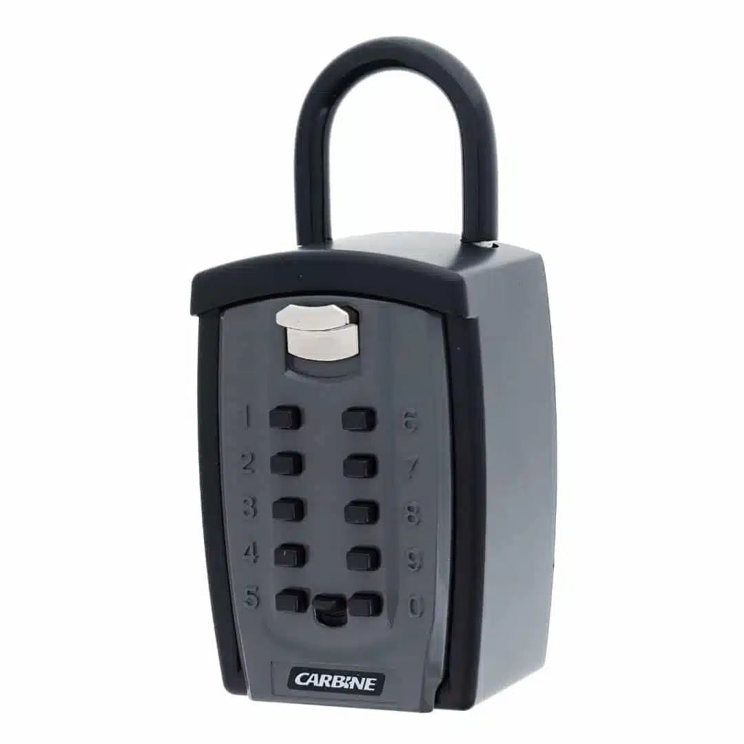 Carbine Key Safe Large Shackle Button Combo - 10-Digit Portable Lock Box (CKS-SH-BUT-L) - Image 1