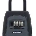CKS-SH-DI-S, carbine key safe shackle dial combo, Carbine key safe shackle dial combo in gunmetal finish