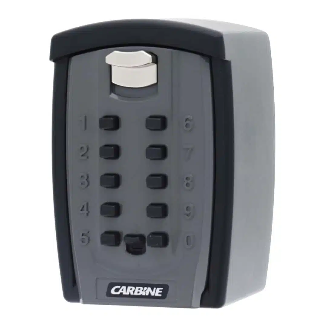 cks-w-but-l, Carbine key safe large button combo in gunmetal finish