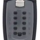 cks-w-but-l, Carbine key safe large button combo in gunmetal finish, carbine key safe large button combo
