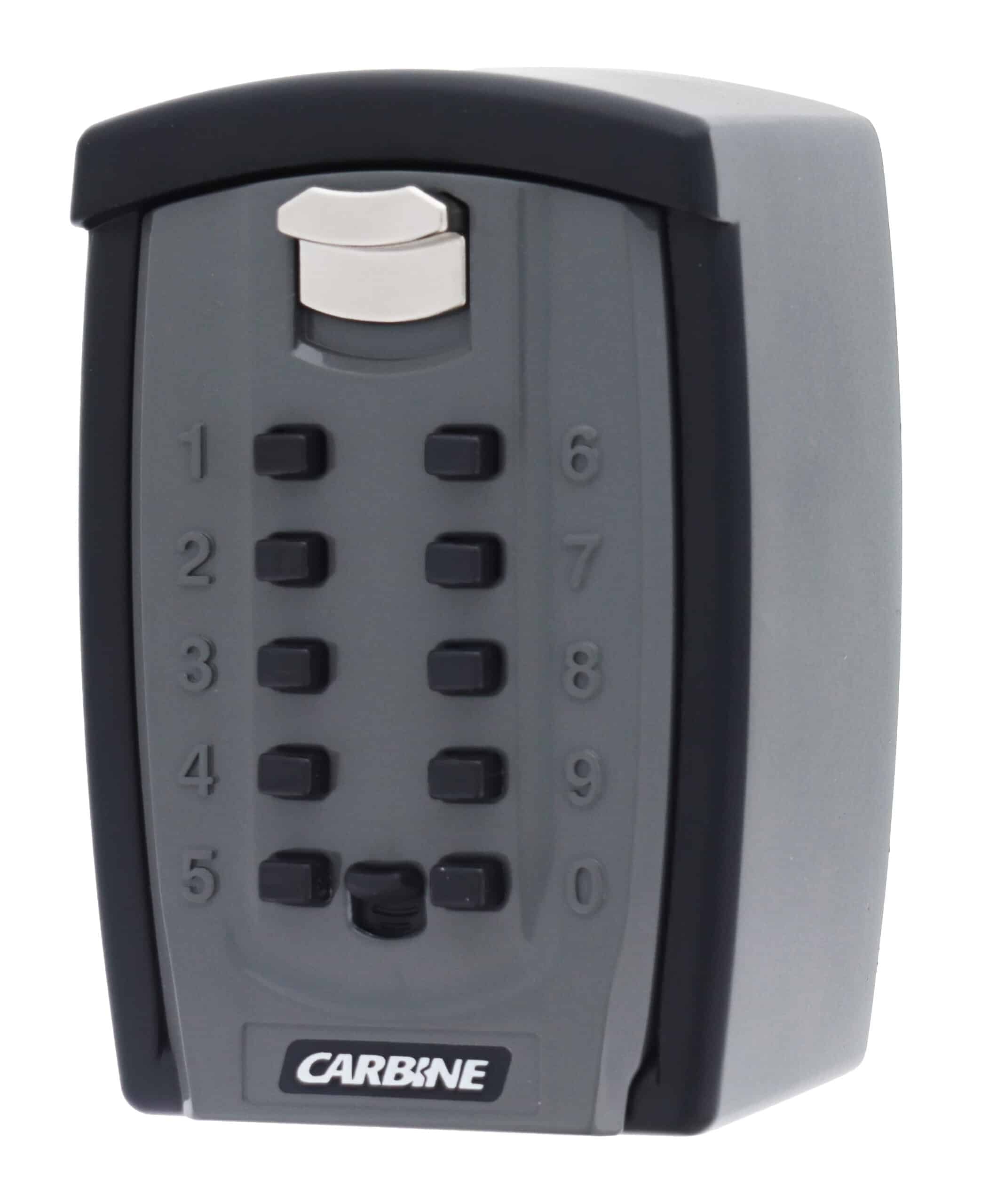 cks-w-but-l, Carbine key safe large button combo in gunmetal finish, carbine key safe large button combo