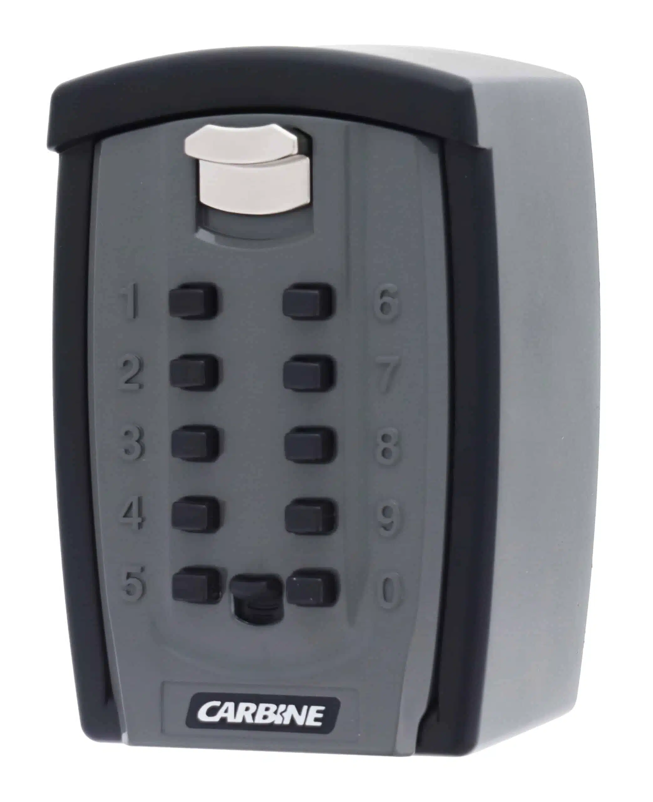 cks-w-but-l, Carbine key safe large button combo in gunmetal finish, carbine key safe large button combo