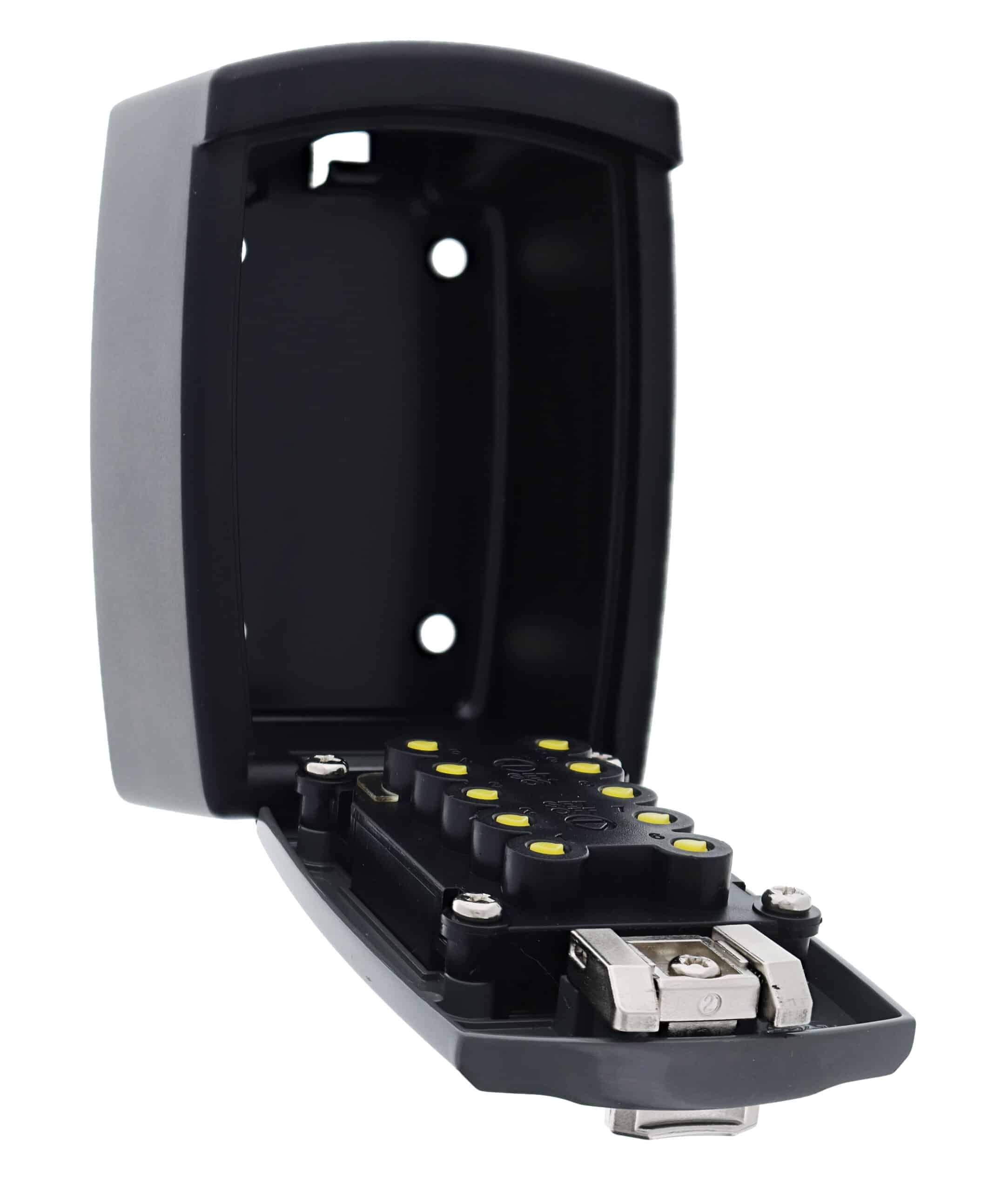 cks-w-but-l, Carbine key safe large button combo in gunmetal finish, carbine key safe large button combo