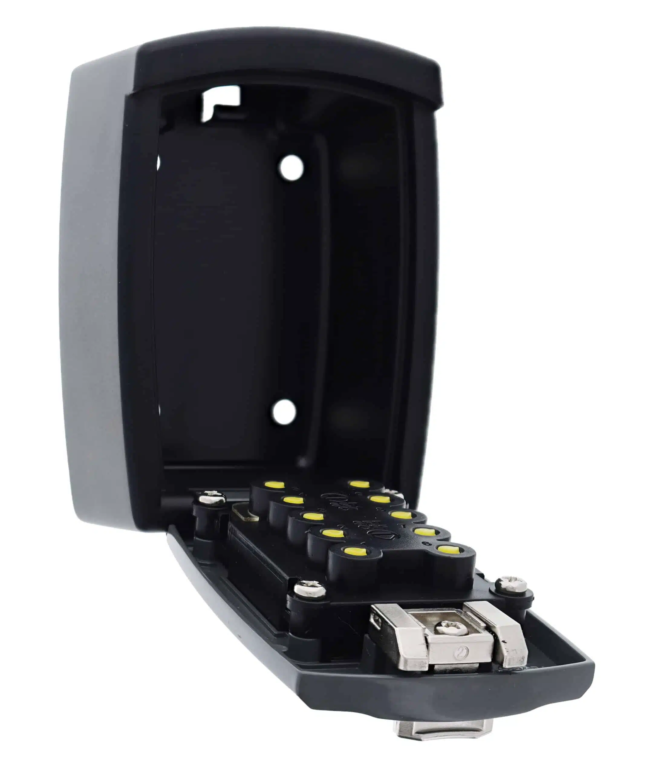 cks-w-but-l, Carbine key safe large button combo in gunmetal finish, carbine key safe large button combo