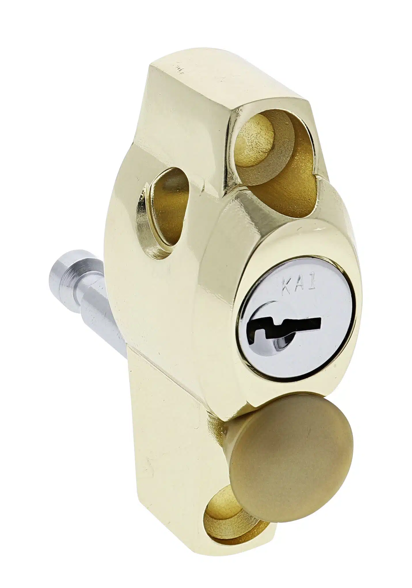 Carbine CMB Multi Bolt Window Lock Polished Brass - C4 Keyed (CMB-PB-C4) - Image 3