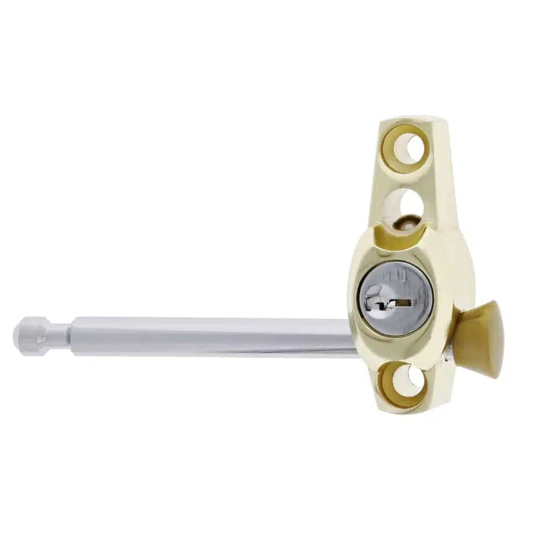Carbine CMB Multi Bolt Window Lock Polished Brass - C4 Keyed (CMB-PB-C4) - Image 1
