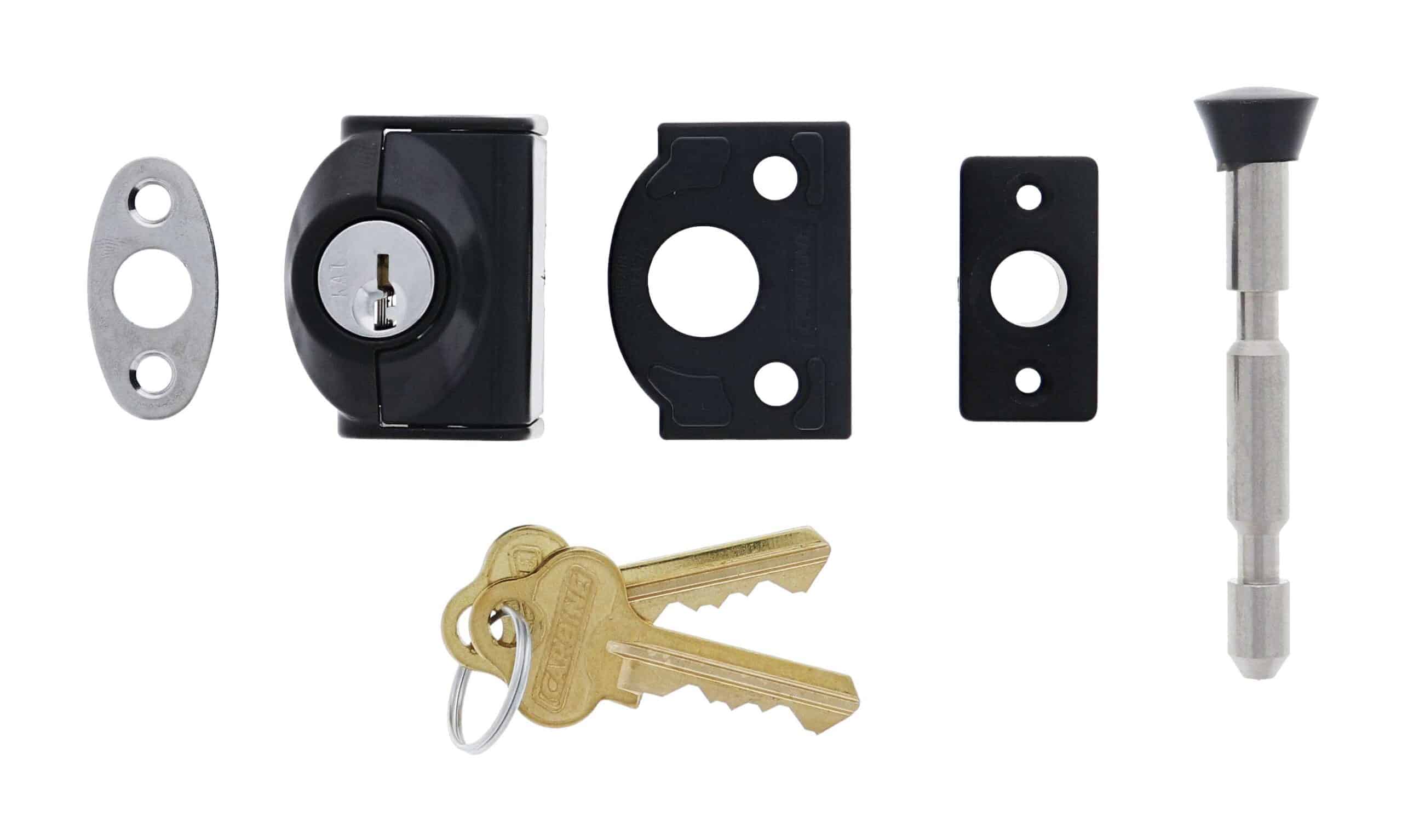 Carbine CMP Mini Multi Bolt Window Lock Black - C4 Keyed (CMP-BL-C4) - Image 2