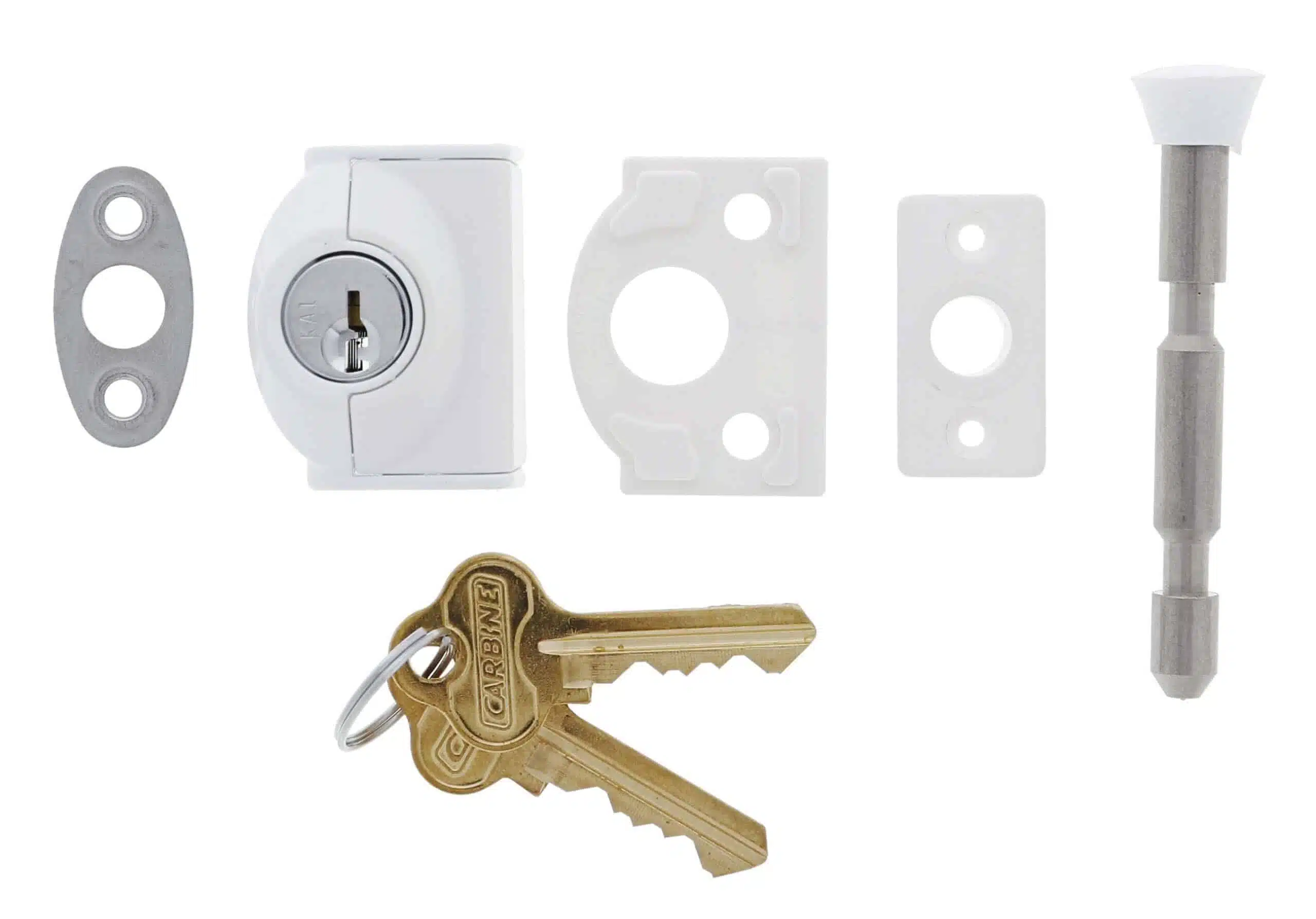 Carbine CMP Mini Multi Bolt Window Lock White - C4 Keyed (CMP-WH-C4) - Image 2