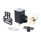 Carbine CMPL Mini Push Bolt Window Lock Black - C4 Keyed (CMPL-BL-C4) - Thumbnail Image 1