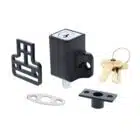 Carbine CMPL Mini Push Bolt Window Lock Black - C4 Keyed (CMPL-BL-C4) - Thumbnail Image 1