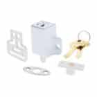 Carbine CMPL Mini Push Bolt Window Lock White - C4 Keyed (CMPL-WH-C4) - Thumbnail Image 1