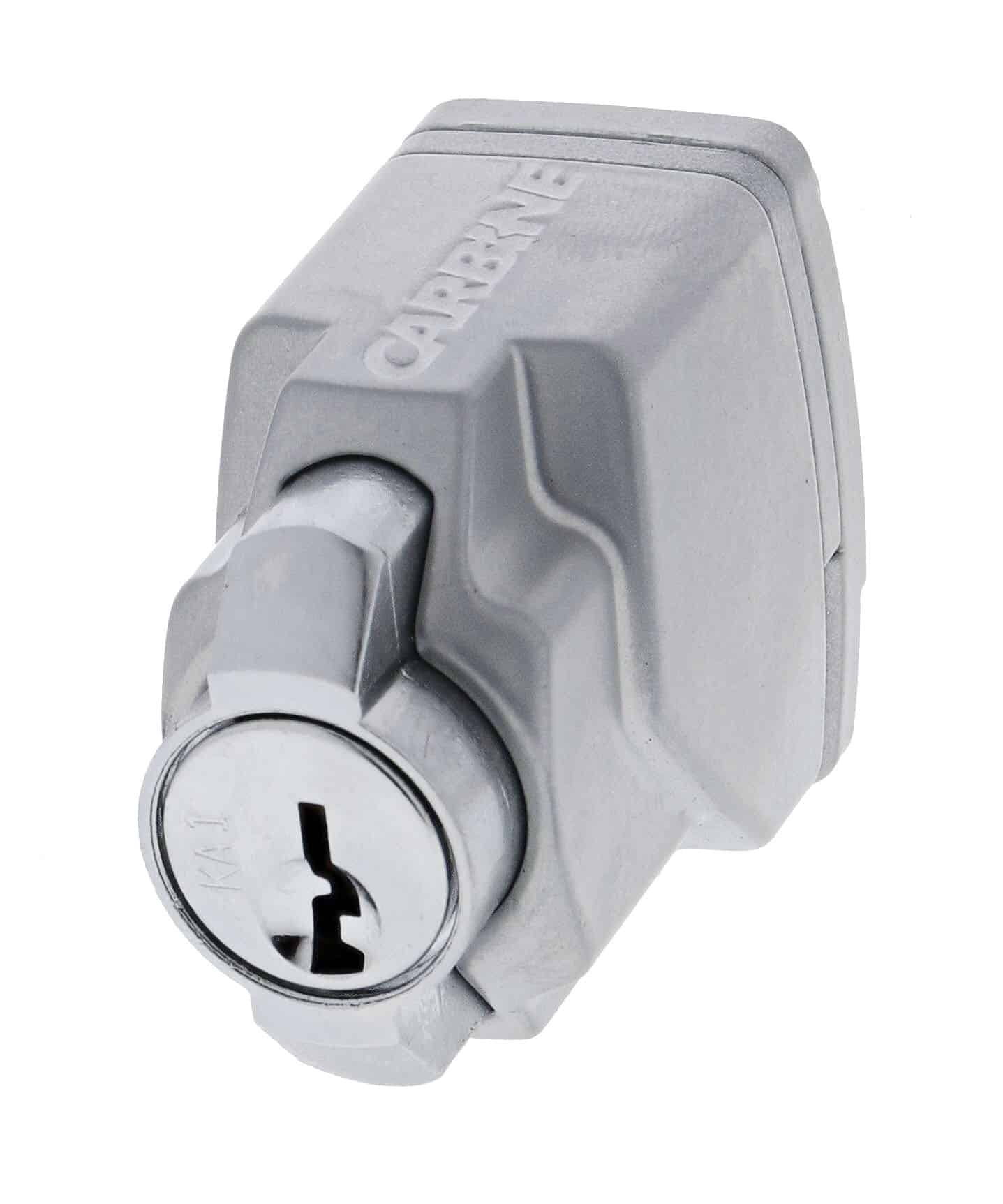 Carbine CMVL Mini Vent Lock Silver - C4 Sliding Window Lock (CMVL-SI-C4) - Image 1