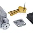 Carbine CMVL Mini Vent Lock Silver - C4 Sliding Window Lock (CMVL-SI-C4) - Thumbnail Image 3
