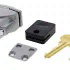 Carbine CMVL Mini Vent Lock Silver - C4 Sliding Window Lock (CMVL-SI-C4) - Thumbnail Image 2