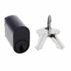 Carbine Matte Black Oval Cylinder - 6-Pin C4 Mortice Barrel X Cam (COV-MB6) - Thumbnail Image 1