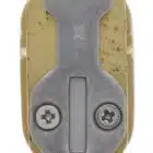 Carbine Polished Brass Oval Cylinder - 6-Pin C4 Mortice Barrel X Cam (COV-PB6) - Thumbnail Image 2