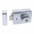 Carbine Alpha Double Cylinder Deadlatch Lever - Satin Chrome AS1428 Rim Lock (CRD-1L1-DBL-SC) - Thumbnail Image 3