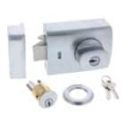 Carbine Alpha Double Cylinder Deadlatch Lever - Satin Chrome AS1428 Rim Lock (CRD-1L1-DBL-SC) - Thumbnail Image 4