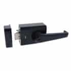 Carbine Alpha Double Cylinder Deadlatch Lever Matte Black - AS1428 Rim Lock (CRD-1L1-DBL-MB) - Thumbnail Image 1
