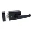 Carbine Alpha Double Cylinder Deadlatch Lever Matte Black - AS1428 Rim Lock (CRD-1L1-DBL-MB) - Thumbnail Image 1