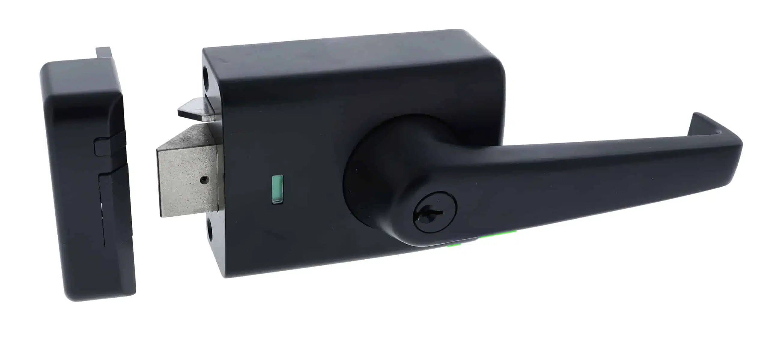Carbine Alpha Double Cylinder Deadlatch Lever Matte Black - AS1428 Rim Lock (CRD-1L1-DBL-MB) - Image 3