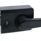 Carbine Alpha Single Cylinder Deadlatch Lever Matte Black - AS1428 Rim Lock (CRD-1L1-SGL-MB) - Thumbnail Image 3