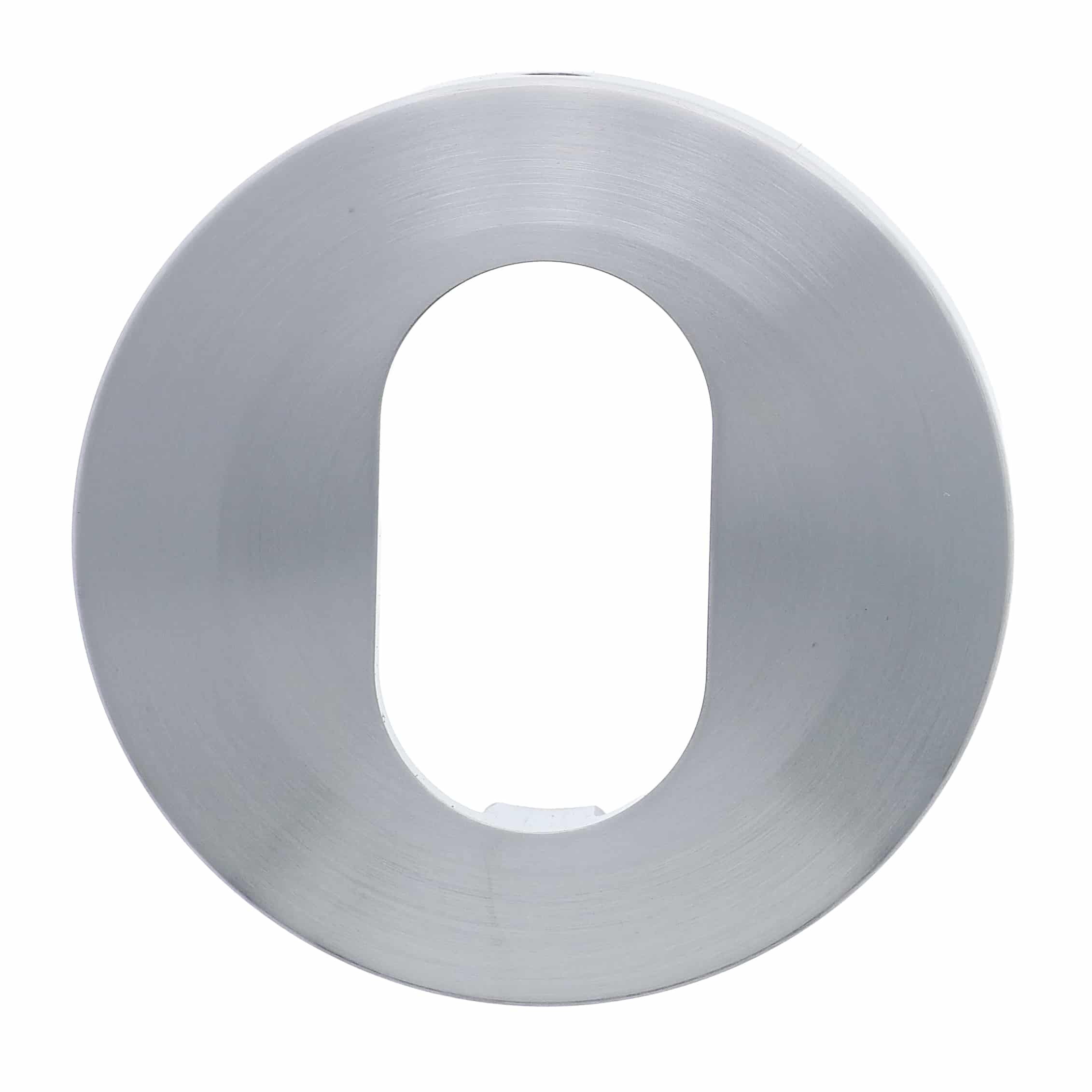 Carbine Crisi Oval Escutcheon - Round Rose 570 Mortice Cylinder Plate (CRF136) - Image 1