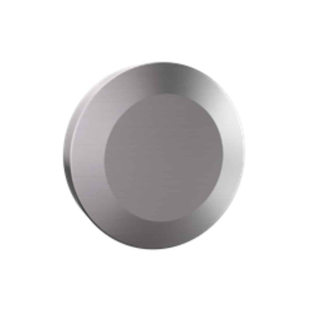 Carbine Crisi Plain Escutcheon - Round Rose Blank Hole Cover (CRF136-P-SS) - Image 1