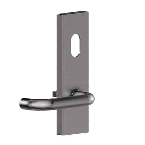Carbine Serens External Cylinder and Lever Plate - 316 Rectangular Furniture (CSF18-C-7) - Image 1