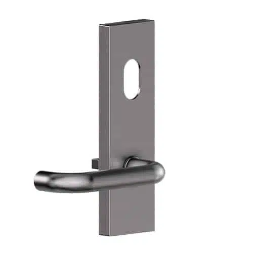 Carbine Serens External Cylinder and Lever Plate - 316 Rectangular Furniture (CSF18-C-7) - Image 1
