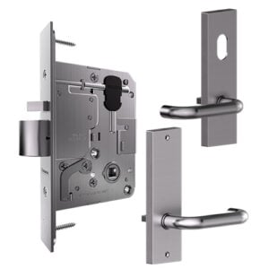 Carbine Longreach Mortice Lock and Serens Lever Set