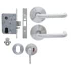 Carbine Longreach Entrance Disability Round Rose Lever Kit (CSM72-CRF136-C-DT-SS) - Thumbnail Image 1