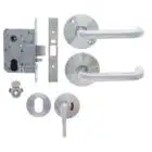 Carbine Longreach Entrance Disability Round Rose Lever Kit (CSM72-CRF136-C-DT-SS) - Thumbnail Image 1