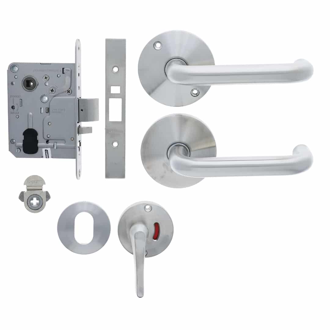 Carbine Longreach Entrance Disability Round Rose Lever Kit (CSM72-CRF136-C-DT-SS) - Image 1