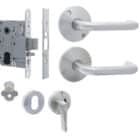 Carbine Longreach Entrance Disability Round Rose Lever Kit (CSM72-CRF136-C-DT-SS) - Thumbnail Image 2