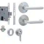 Carbine Longreach Entrance Disability Round Rose Lever Kit (CSM72-CRF136-C-DT-SS) - Thumbnail Image 2
