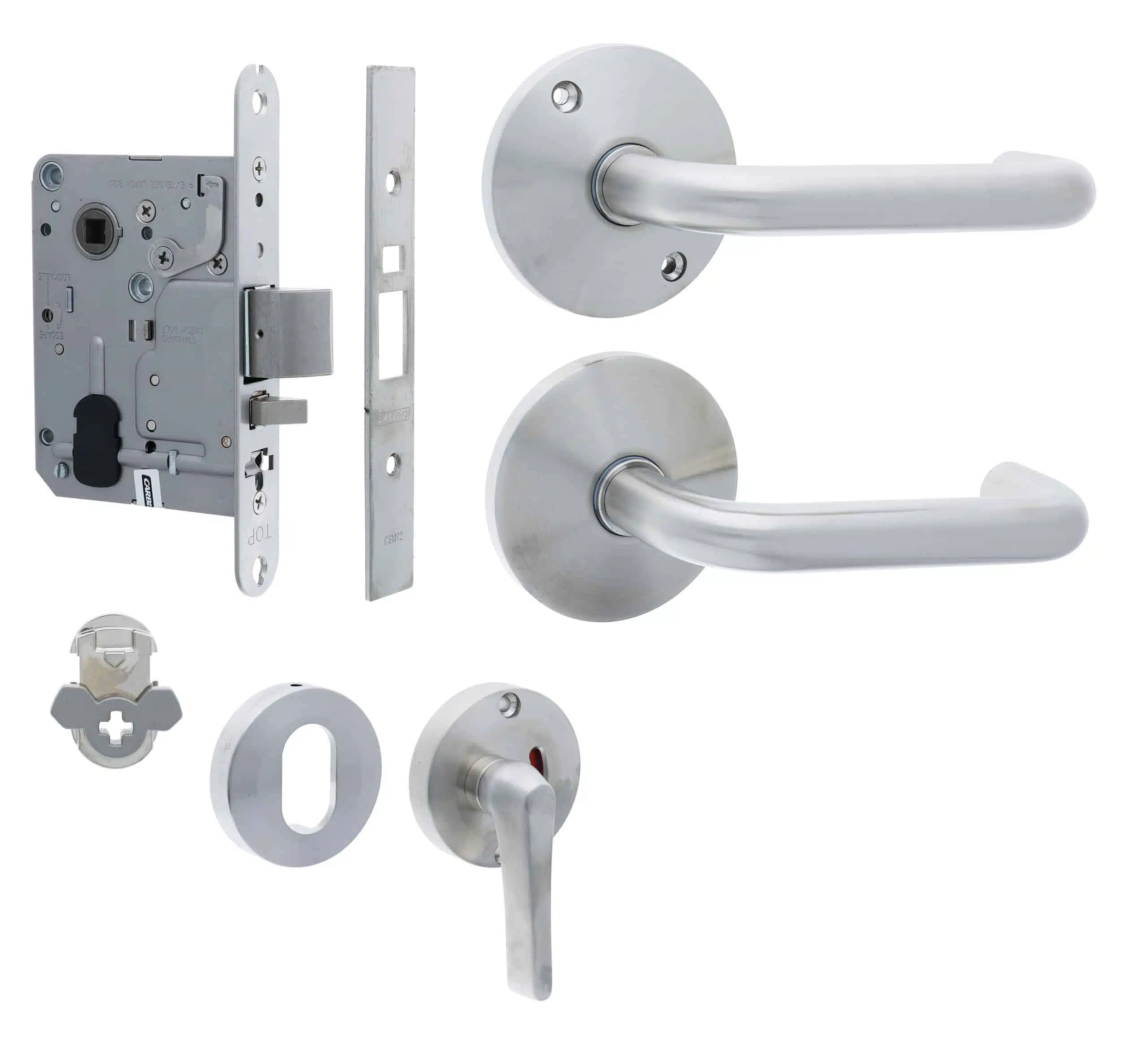 Carbine Longreach Entrance Disability Round Rose Lever Kit (CSM72-CRF136-C-DT-SS) - Image 2