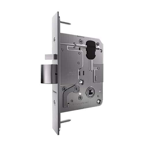 CSM72-SS Stainless steel mortise lock body with latch, CSM72-SS, carbine longreach mortice lock, carbine longreach lock, 60mm mortice lock, extended latchbolt mortice lock, commercial fire rated mortice lock, csm72 mortice lock, architectural mortice lock australia