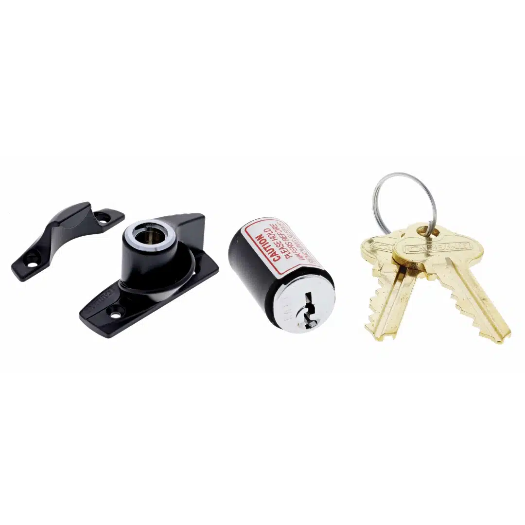 Carbine CSW Sash Window Lock Black - C4 Double-Hung Fastener (CSW-BL-C4-BP1) - Image 1