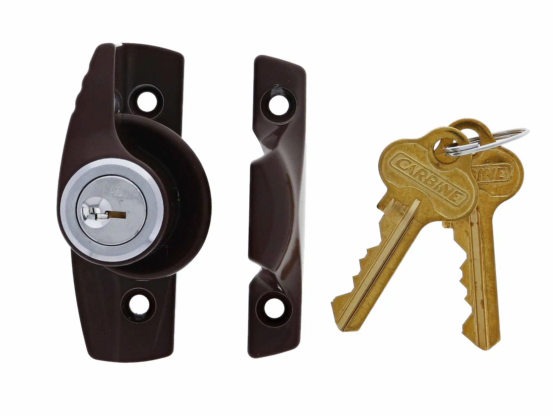Carbine CSW Sash Window Lock Brown - C4 Double-Hung Fastener (CSW-BR-C4) - Image 2