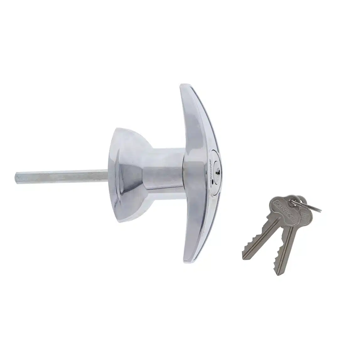 carbine pin tumbler tl handles, carbine t and l handles, carbine t handle, carbine l handle, ute canopy t handle, 530 cylinder t handle, rear fix t handle australia