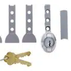 Carbine CVL Vent Lock Silver - C4 Sliding Aluminium Window Lock (CVL-SI-C4) - Thumbnail Image 2