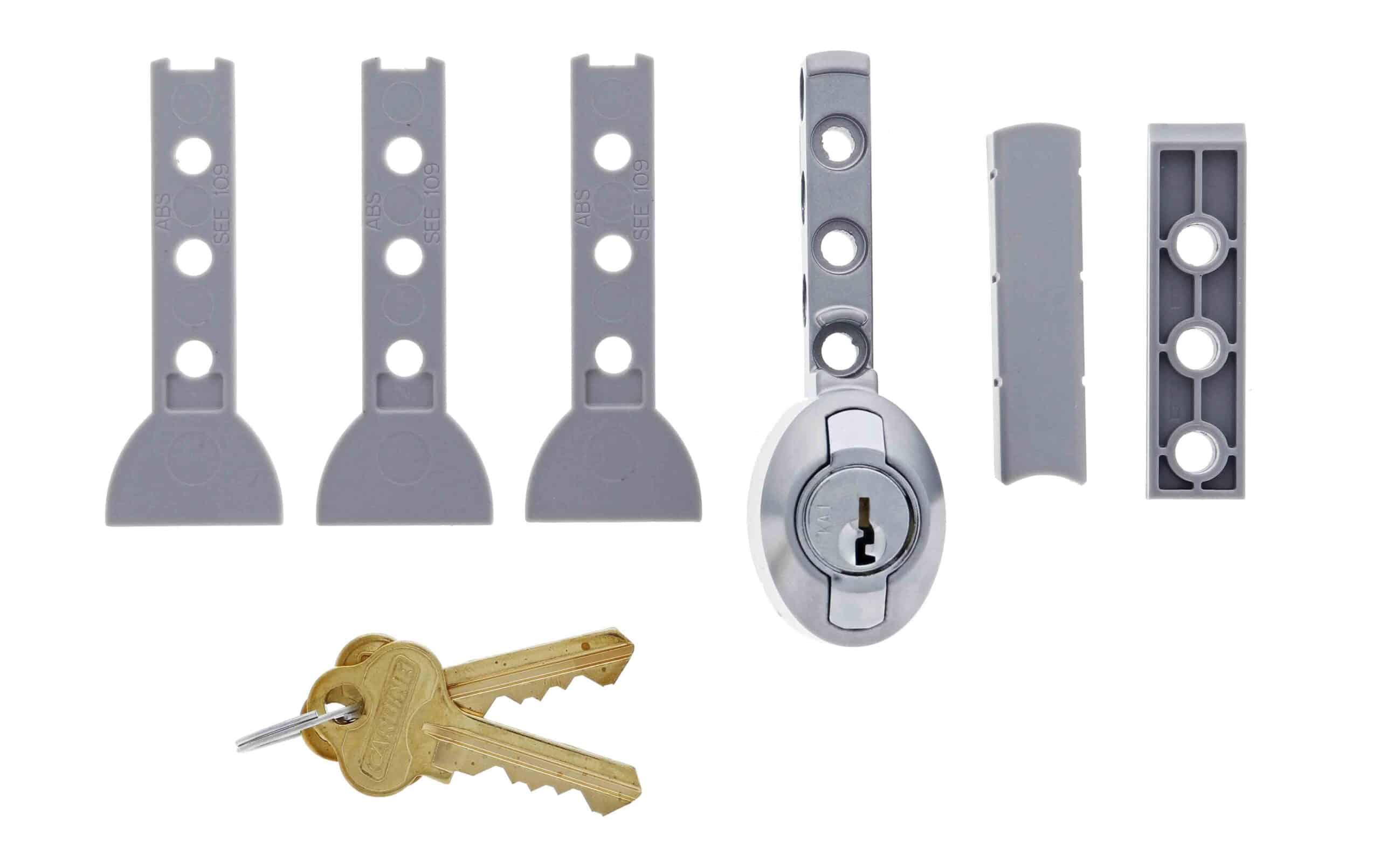 Carbine CVL Vent Lock Silver - C4 Sliding Aluminium Window Lock (CVL-SI-C4) - Image 2