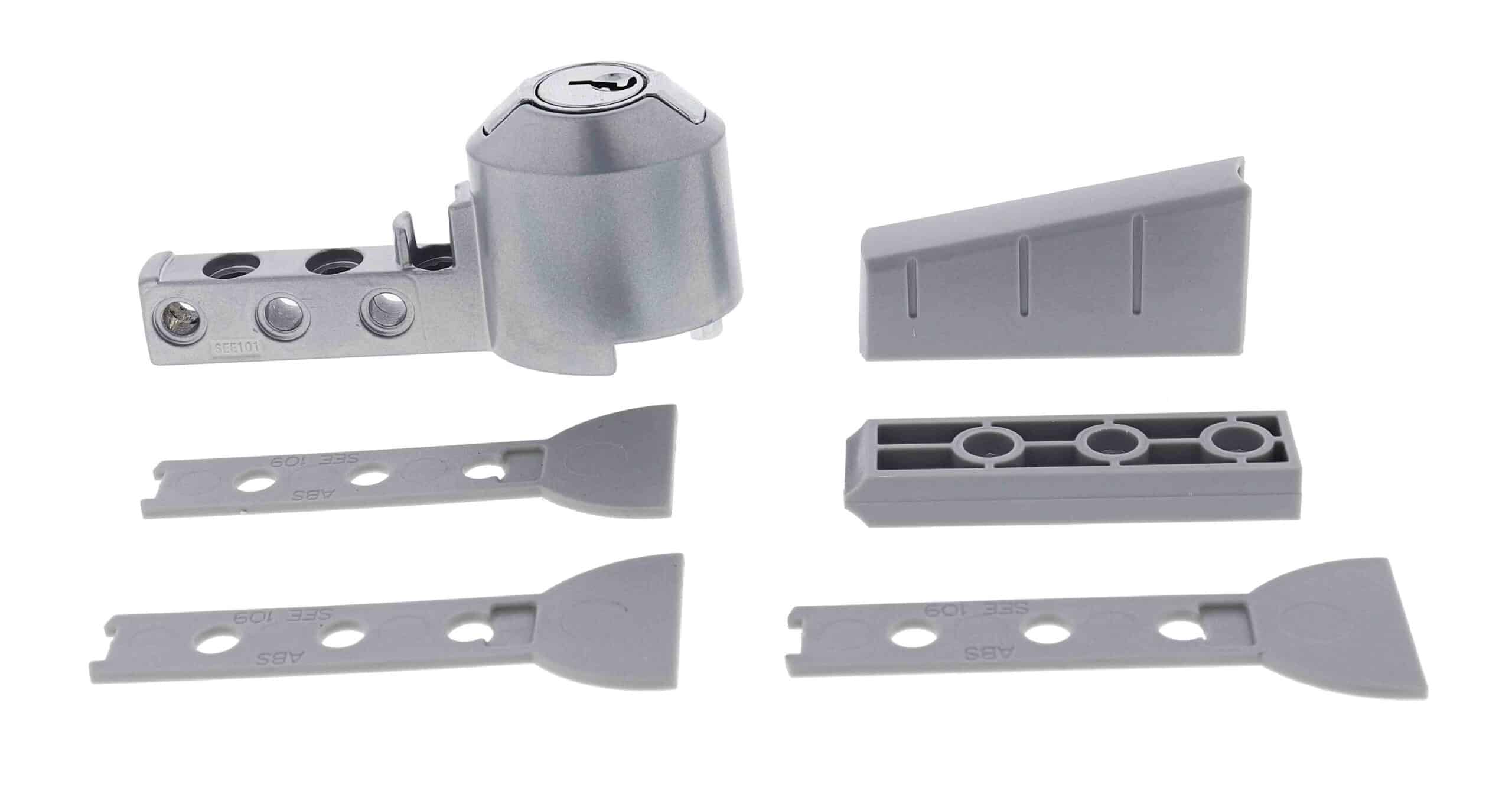 Carbine CVL Vent Lock Silver - C4 Sliding Aluminium Window Lock (CVL-SI-C4) - Image 3
