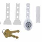 Carbine CVL Vent Lock White - C4 Sliding Aluminium Window Lock (CVL-WH-C4) - Thumbnail Image 2