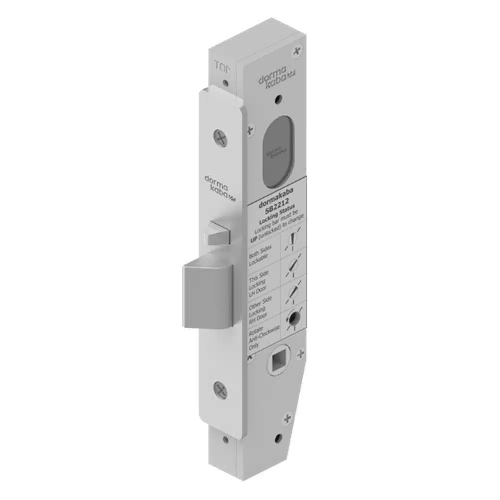 Dormakaba SB2212 Short Backset Mortice Lock Satin Stainless Steel (DKSB2212SSS) - Image 1