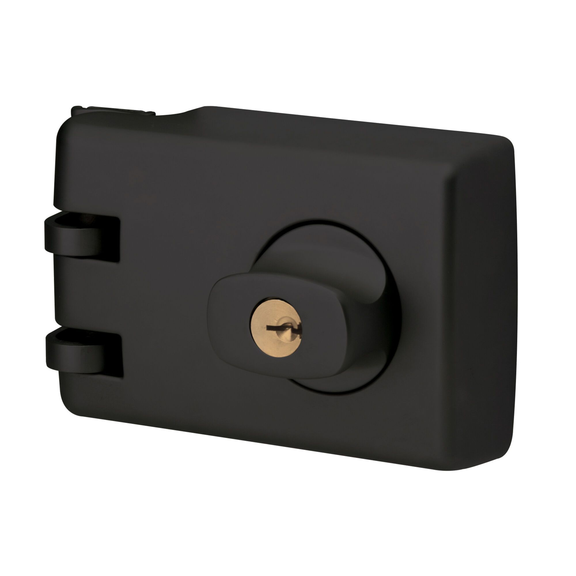 Lockwood 355 Double Cylinder Deadlock Matte Black - 60mm Anti-Jemmy Lock (355-NMBK) - Image 1